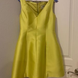 Kate spade lime green cocktail dress